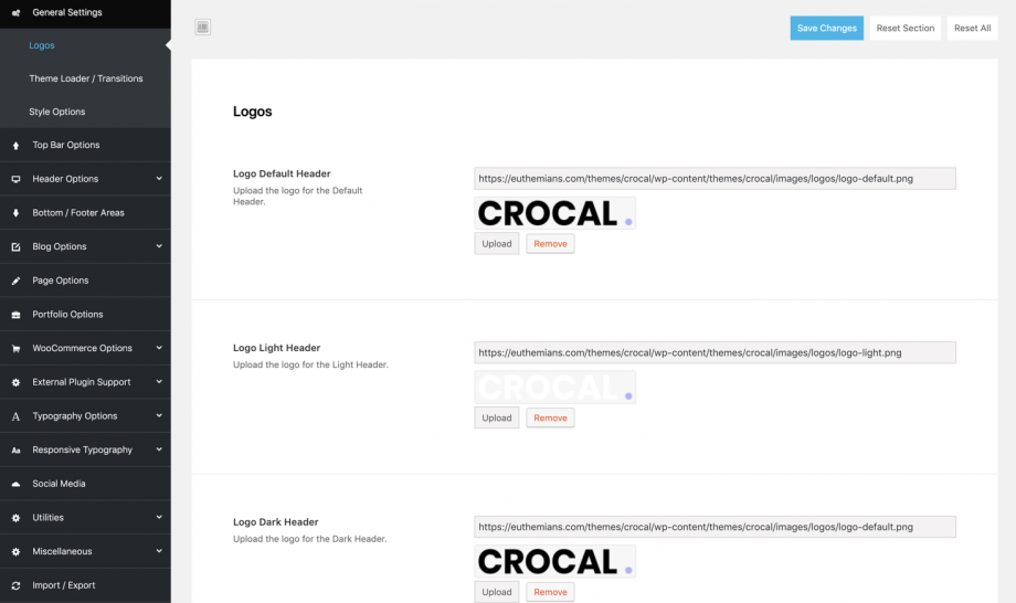 Crocal Logos